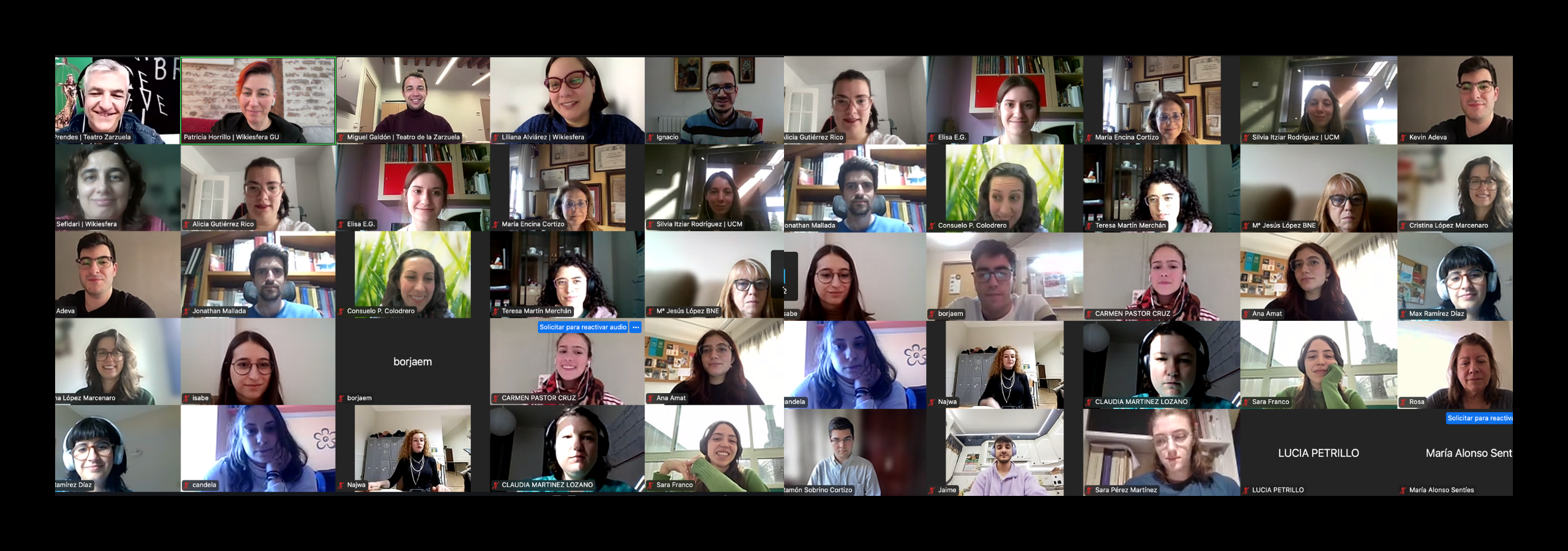 Editatona virtual Mujeres de Zarzuela · Mayo 2025